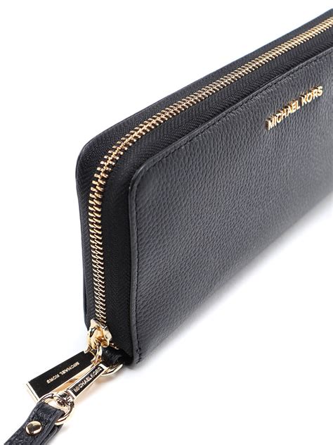 michael michael kors women's jet set continental wallet|michael kors leather continental wristlet.